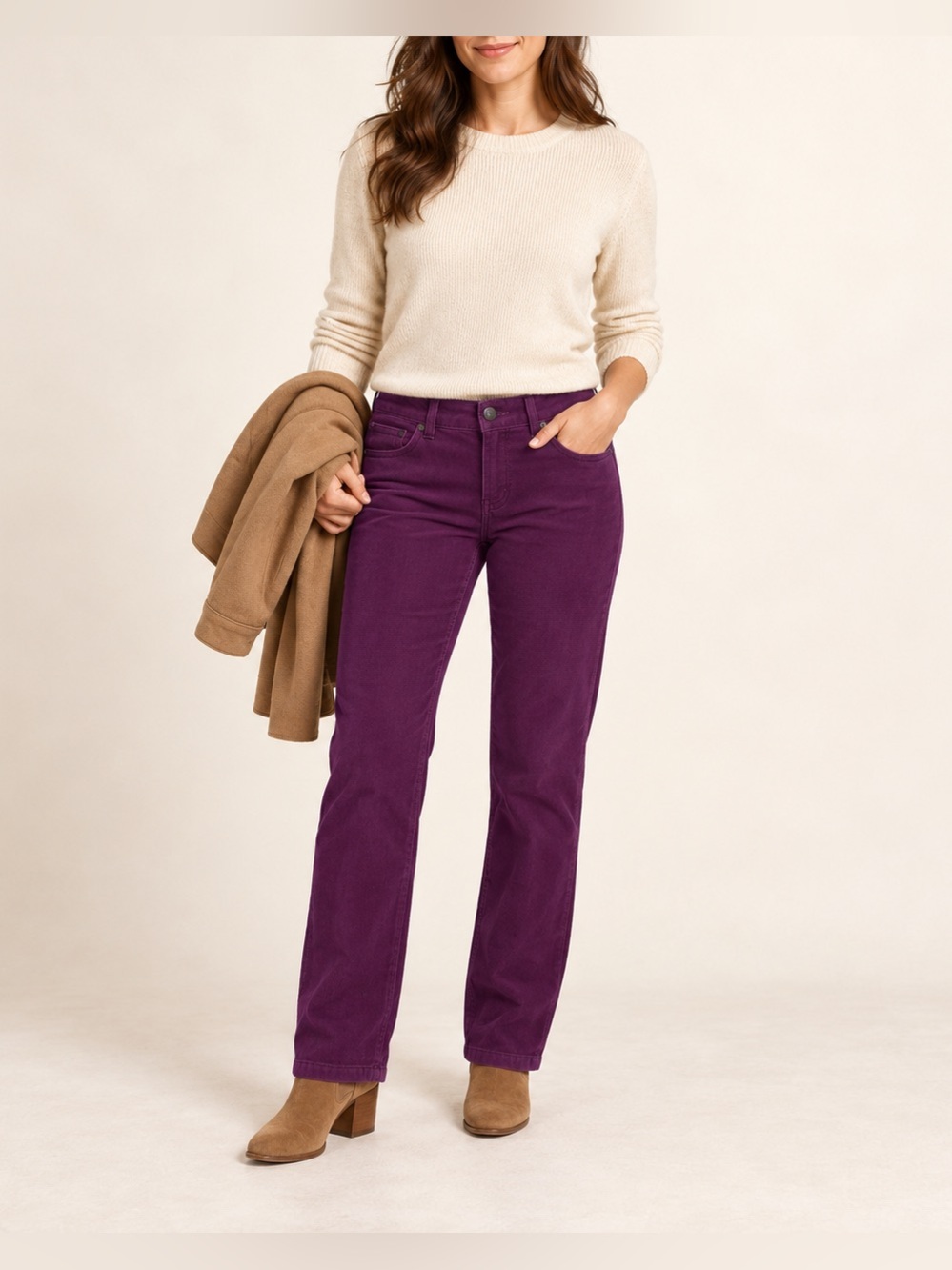 prAna Canyon Cord Pants Women’s 6 Short Purple Organic Cotton Gorpcore NWT